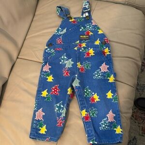 Vintage Oshkosh Clown Denim Overalls